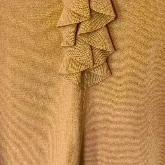 🧸SAGHARBOR BROWN RUFFLED SWEATSHIRT 🧸 - Picture 5 of 5